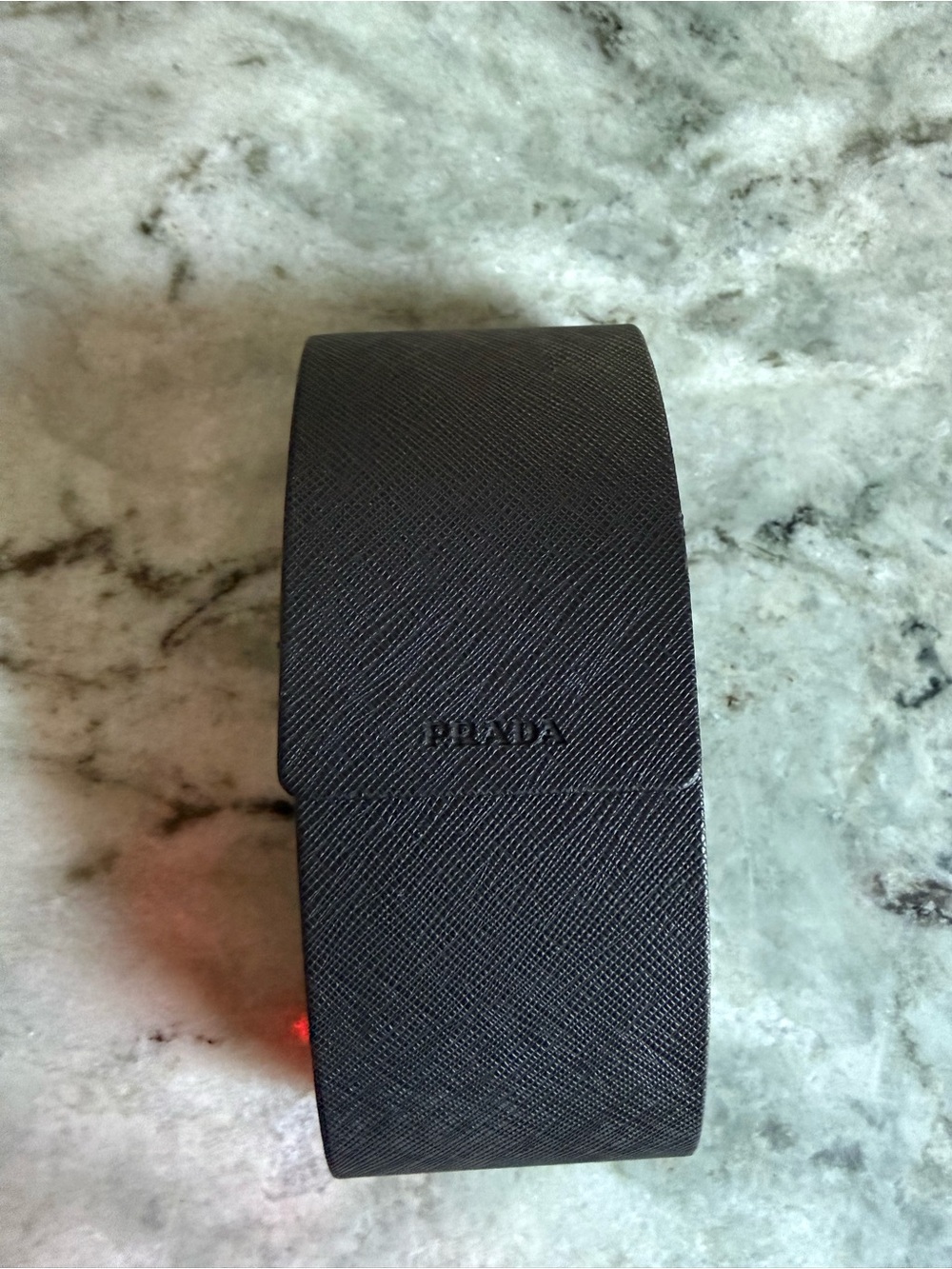 Prada Black Cat-Eye Sunglasses with Dark Lenses PR A02S - Picture 2 of 5